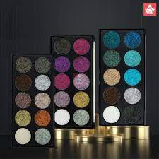Technic 10 Color Pressed Glitter Eyeshadow Palette Makeup Bundle Offer