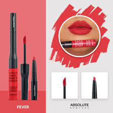 Absolute New York Matte Made In Heaven Liquid Lipstick & Liner Duo - MLIH04 - Fever