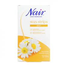 Nair Body Wax Strips, Pack Of 12