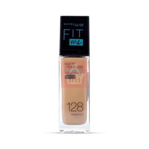 Maybelline Fit Me Matte Liquid Foundation SPF22 - Wram Nude 128 - 30ml