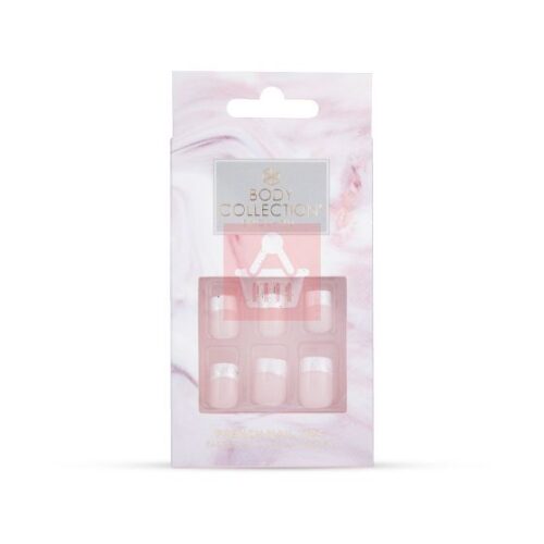 Body Collection French Nail Tips - French Glitter