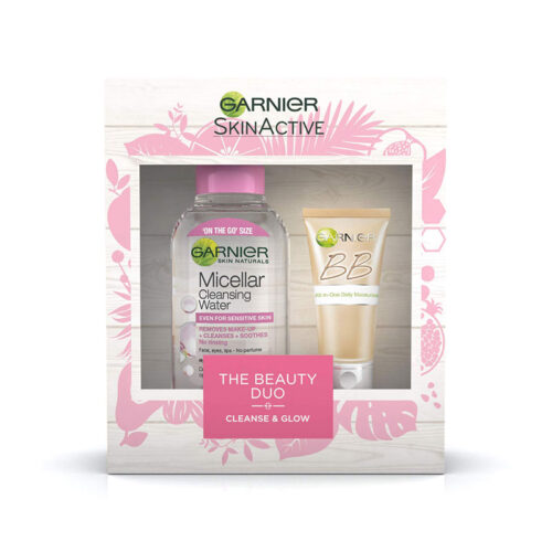 Garnier Skinactive The Cleanse And Glow Beauty Duo Gift Set For Her