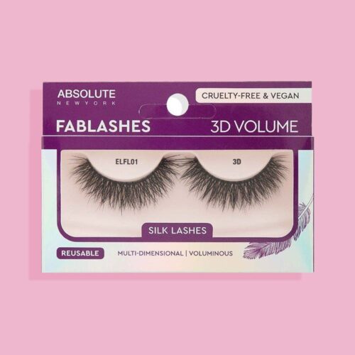 Absolute New York 3D Volume Reusable Eye Lashes-ELFL01