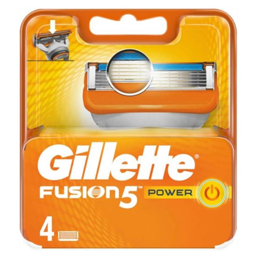 Gillette Fusion5 Power Cartridge 4 Pcs